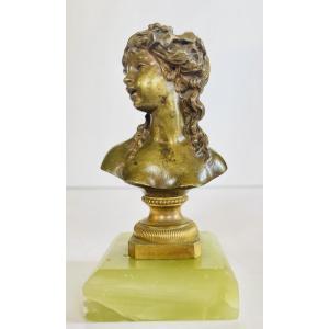 Bronze Bust Of A Young Woman